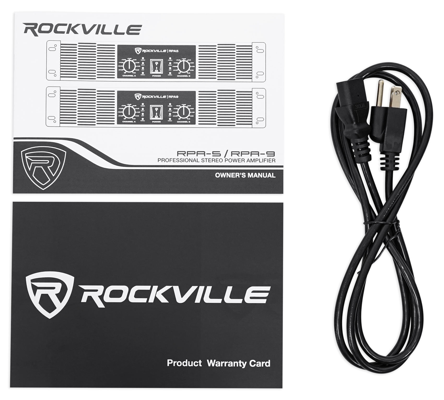 Rockville RPA9 3000 Watt Peak / 800w RMS 2 Channel Power Amplifier Pro/DJ Amp