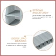 thumbnail image 4 of 1Pcs Shoe Organizers Dark Grey Rectangular Non-woven Bamboo Inserts MDF Board for Closet and Living Room, 4 of 8