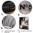 thumbnail image 3 of Designart "Black Perfume Bottle Masterpieces I" Fashion Perfume Wall Art For Kitchen, 3 of 5