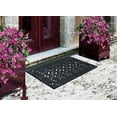 thumbnail image 5 of A1HC Rubber Large Outdoor Doormat 24" X 36”, Ideal for Outside Entryway, Scrapes Shoes Clean of Dirt & Grime, Heavy Duty Door Mat for Indoor Outdoor, 5 of 7