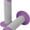 Pillow Top- Neon Purple/Grey, variant on ProTaper Clamp-On Pillow Top Honda CR125R Off-Road Motorcycle Hand Grips