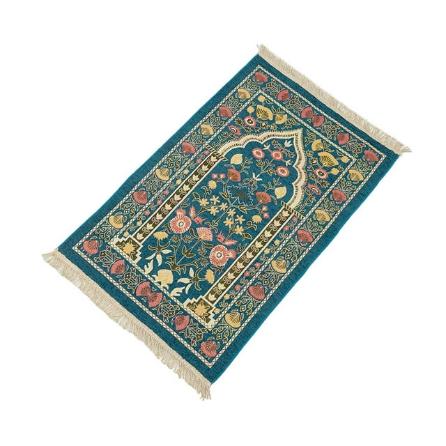Regional Prayer Rug Traditional National Style Embroidery Cleaning Meditation Portable Worship Blanket Mat for Study Living room and