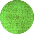 thumbnail image 1 of Ahgly Company Indoor Round Persian Green Traditional Area Rugs, 6' Round, 1 of 1