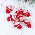 thumbnail image 3 of CATIEBYE Red Mini Santa Claus Pendants 24Pcs 1.97X1.77In, 3 of 8
