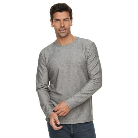 Marc Anthony Men's Long Sleeve Slim Fit French Terry