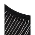 thumbnail image 2 of Keeccty Women Sexy Mini Tassel Diamond Chain Slip Dress, 2 of 7