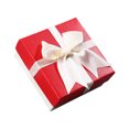 thumbnail image 1 of Caja de regalo cuadrada con lazo de cinta para dama de honor, boda, cumpleaños, regalo con tapa, embalaje portátil para joyas., 1 of 8