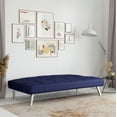 thumbnail image 2 of Serta Chelsea Modern Full Futon, Blue Fabric, 2 of 7