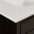 thumbnail image 2 of Pemberly Row Engineered Stone Double Basin Vanity Top in White, 2 of 7