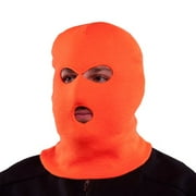 Sportsmans Blaze Orange 3-Hole Facemask