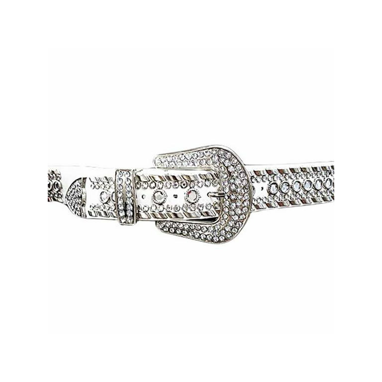 Rhinestone Belt Ladies Men Skull Belt Luxury Designer Diamond Embellished  Belt at  Women’s Clothing store