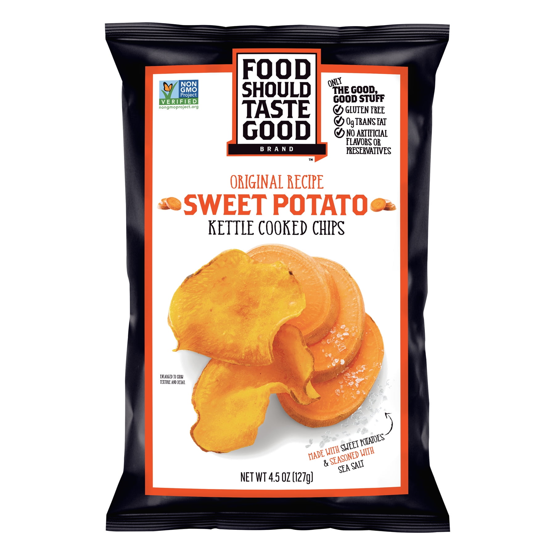 Food Should Taste Good Original Recipe Sweet Potato Kettle Cooked Chips