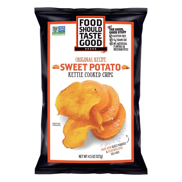 Food Should Taste Good Snacks Food Should Taste Good Original Recipe Sweet Potato Kettle Cooked Chips