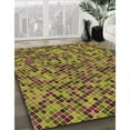 thumbnail image 3 of Ahgly Company Machine Washable Indoor Square Transitional Red Brown Area Rugs, 3' Square, 3 of 7