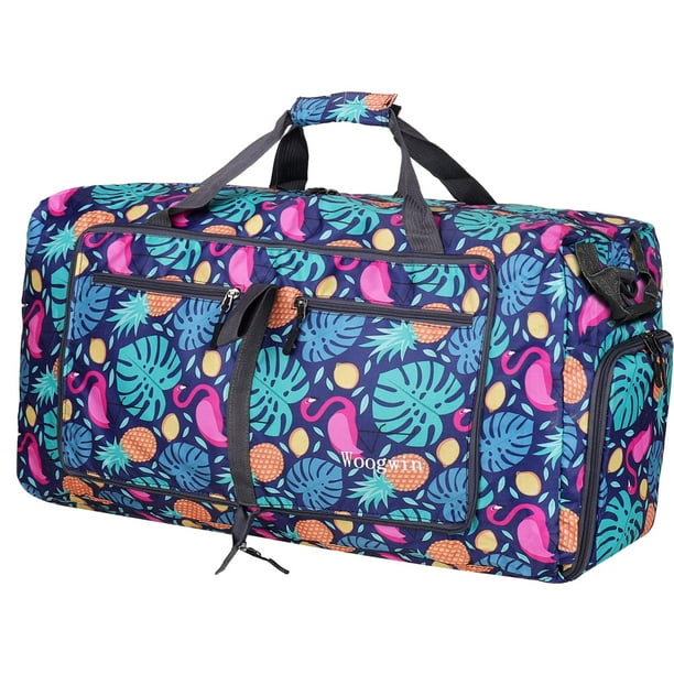 Bolsa de viaje Woogwin, impermeable, grande, 100 L, piña