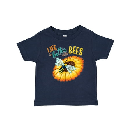 

Inktastic Life is Better with Bees- Bee on Flower Gift Baby Boy or Baby Girl T-Shirt