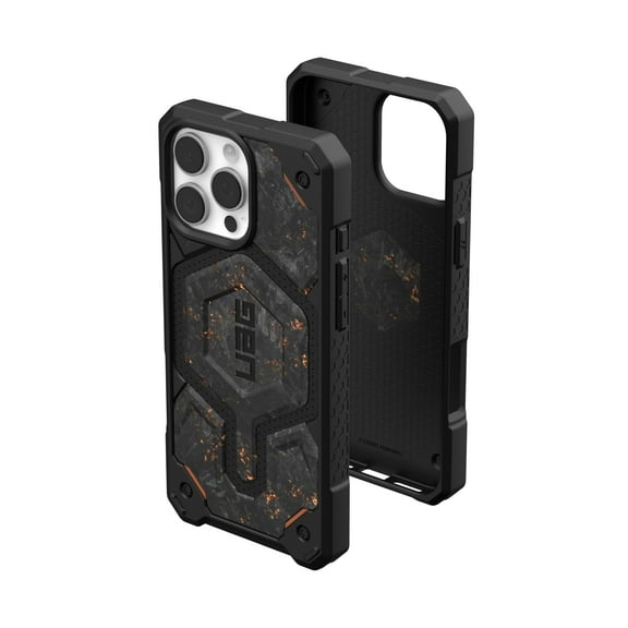 UAG [Limited Edition] iPhone 16 Pro Max Case Monarch Pro - MagSafe Charging Compatible Premium Rugged Protective Cover, Forged Carbon Fiber with Copper
