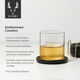 thumbnail image 3 of Viski Earthenware Coasters with Stand for Drinks, Cocktails, Soda, Set of 4, 3 of 7