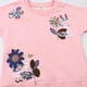 thumbnail image 2 of Gibobby Sudadera de cuello redondo de manga larga de algodónNiños Niñas primavera otoño Animal estampado sudaderas algodón Casual cuello redondo manga la(Rosa, 3-4 Años), 2 of 5