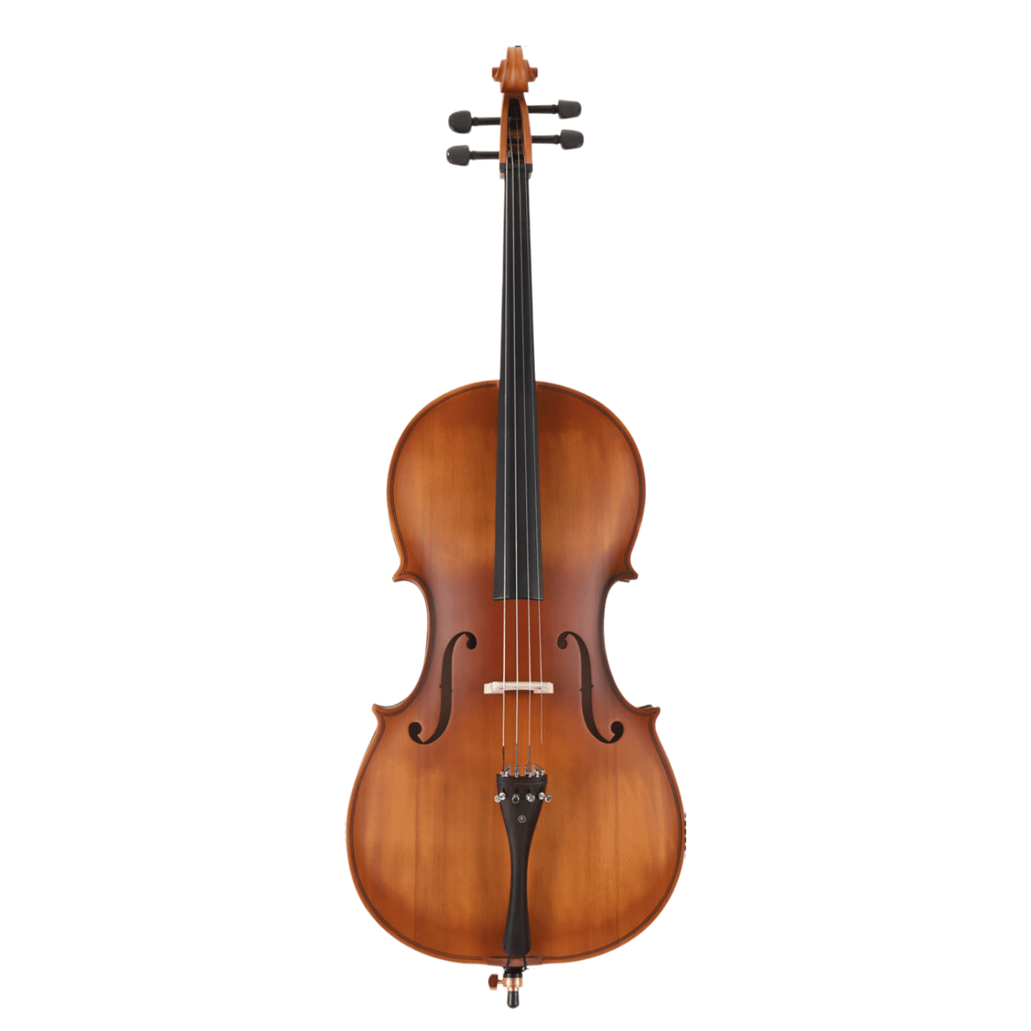Hassch 4/4 Cello with Bag, Full Size Acoustic Cello with Bow, Strings, Rosin, Bridge, Matte Natural Color