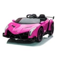 thumbnail image 1 of Lamborghini Veneno 24V (2x12V) Ride On Cars 4x4 Upgraded Leather Seats Rubber Tires with Remote Control, 1 of 5