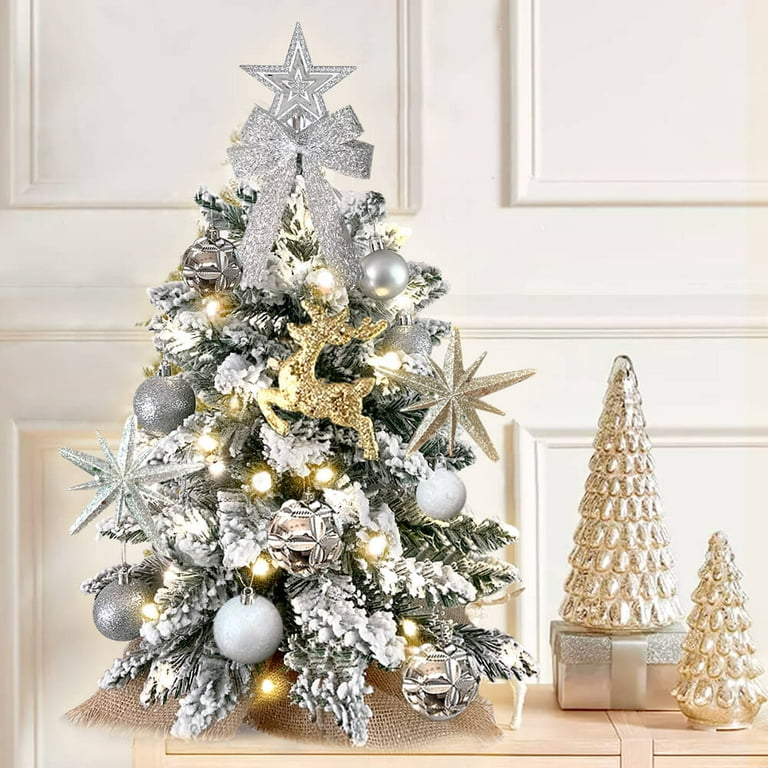 Mini Christmas Tree  Tinsel christmas tree, Miniature christmas trees,  Cute christmas decorations