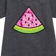 thumbnail image 2 of Instant Message - Tie Dye Watermelon - Toddler & Youth Girls Fleece Dress, 2 of 5