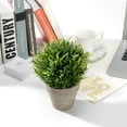 thumbnail image 4 of K-Cliffs Mini  Faux  Green Grass Tabletop Plant for Home Decor, Dimensions: 6.5L x 6.5W x 9.1H inches, 4 of 8
