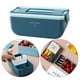 thumbnail image 1 of Bento Box Fiambrera comercial a prueba de Soporte de pared de partición extraíble Caja de almacenamiento de comida de picnic Sin BPA con Azul Macarena Estuche Bento, 1 of 8
