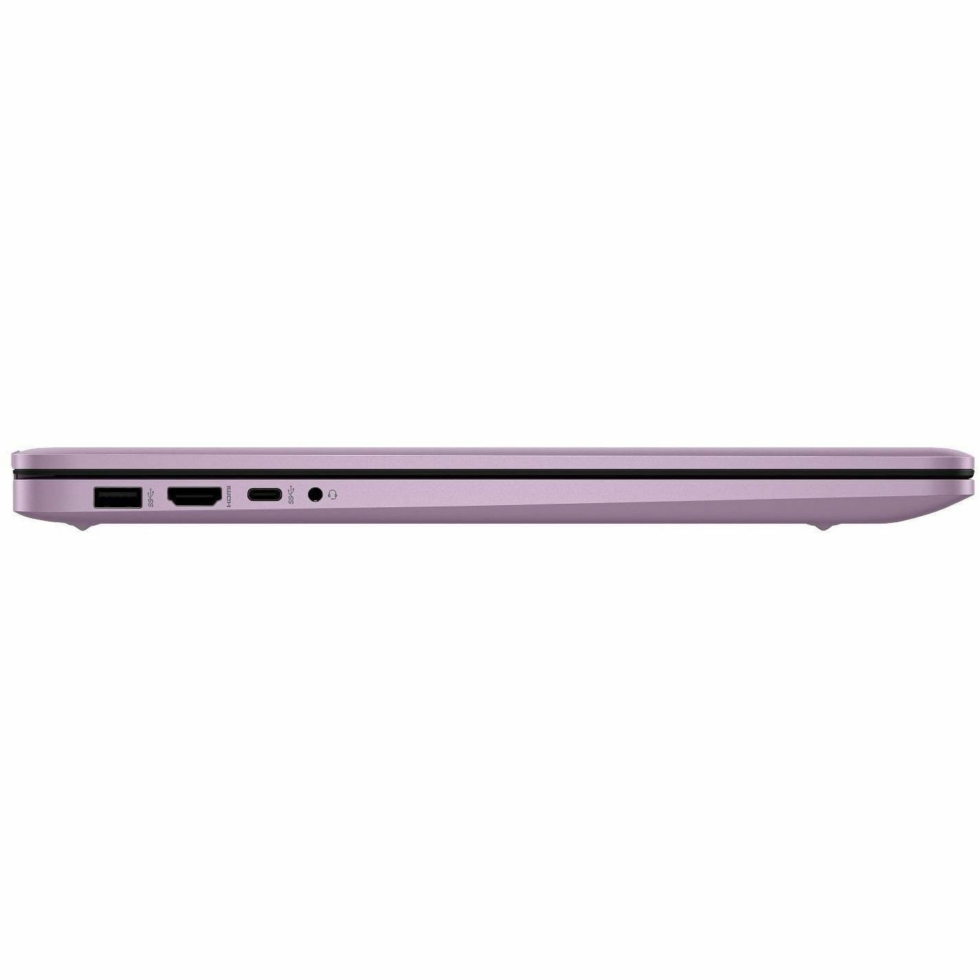 HP 17-cn0000 17-cn0513nr 17.3" Notebook, HD+, Intel Celeron N4500, 4 GB, 256 GB SSD, Winter Lavender, Natural Silver