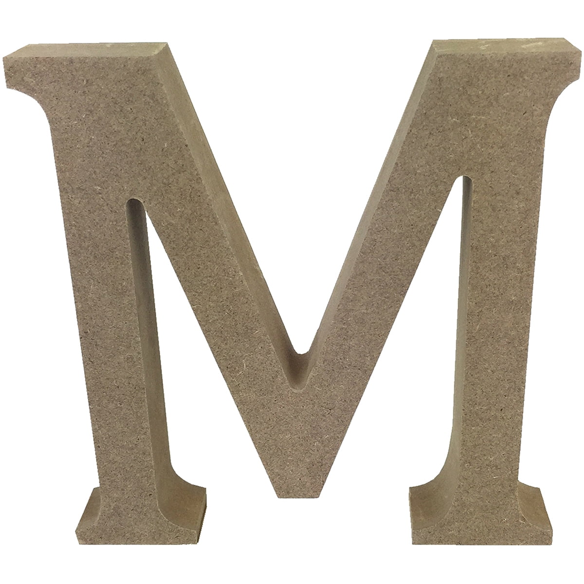 Smooth MDF Blank Shape Serif Letter M Walmart Walmart