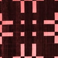 thumbnail image 1 of Ahgly Company Indoor Square Abstract Red Modern Area Rugs, 4' Square, 1 of 4