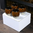 thumbnail image 1 of Ceramic Kiln Change Espresso Cup Set Japanese Style Tea Cup Master Single Cup Creative Big Belly Water Cup, 1 of 6