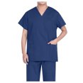 thumbnail image 1 of Playeras Cuello V Para Hombre, Conjunto De 2 Piezas De Camiseta De Manga Corta Con Cuello Redondo Y Pantalones Cortos Con Cordón Y Estampado De Letras Y Números, Adecuado Para El Verano, 1 of 6