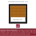 thumbnail image 3 of Arlo Blinds Cordless Whitewash Bamboo Roman Shade, Light Filtering, Size: 33.5"W x 60"H, 3 of 6