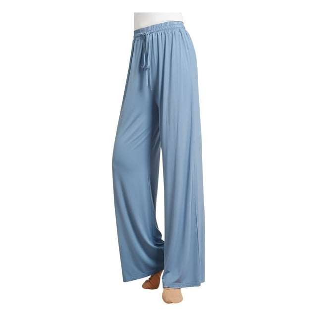 Yoga Pants for Women High Waisted Elastic Drawstring Comfy Loose Fit Lounge Pants Pajama Slacks Trousers