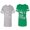 Men Heather / Women Green, variant on He She Is Mine Matching Couple Cotton Jerseys (Men Heather / Women Black) (Men S / Women S)