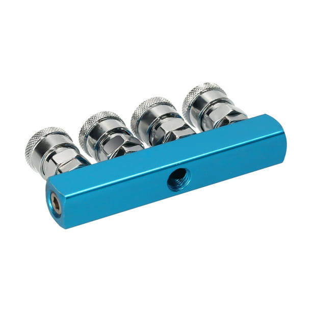Amdohai 4 Way Manifold Block Splitter Quick Connect Air Hose