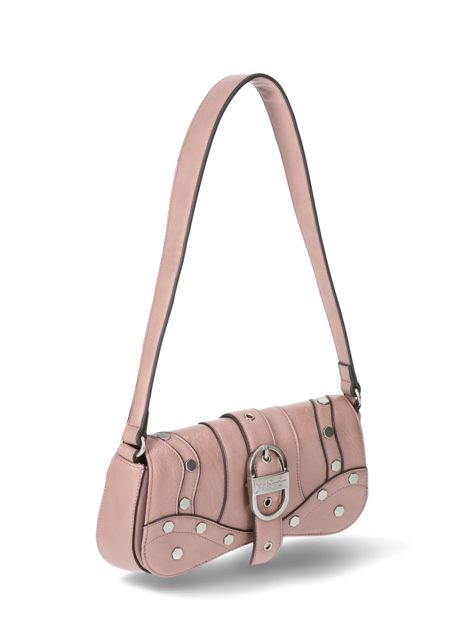 Jessica Simpson Women's Courtney Faux Leather Flap Shoulder Handbag, Thistle