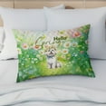 thumbnail image 4 of Maltese Hello Spring Time Flower Floral Nature Quilt Pillowcase Maltese Dog Lover Gifts Idea Throw Pillow Cover Bed Home Decor - 02031, 4 of 5