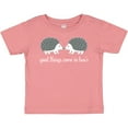 thumbnail image 3 of Inktastic Twin Hedgehogs Baby Gift Boys or Girls Baby T-Shirt, 3 of 5