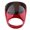Red, variant on 7"""" Motorcycle Headlight Fairing Wind Screen Windshield w/ Mounting Screws, Black