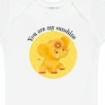 thumbnail image 4 of Inktastic You Are My Sunshine Elephant Etana Yellow and Cute Boys or Girls Baby Bodysuit, 4 of 5