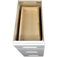 thumbnail image 2 of Hollywood Fabiani Design Shaker Bathroom Vanity Drawer Base Cabinet Ready to Assemble 8 in. W x 21 in. D x 34.5 in. H White, 2 of 5
