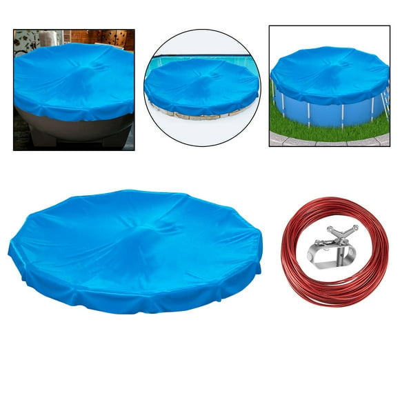 de invierno multifunción Protección Resistente al frío Premium Duradero a prueba de polvo Estable Polietileno Ligero para piscinas , 15 pies Macarena Cubierta de piscinas