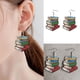 thumbnail image 2 of Pendientes de libro Pendientes de arcoíris de madera Pendientes de moda bonitos para estudiantes y profesores, 2 of 8