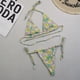 thumbnail image 2 of Conjunto de bikini dividido con estampado de contraste de pecho alto y cómodo para mujer Conjuntos de traje de baño de dos piezas OAVQHLG3B Store lin121212, 2 of 3