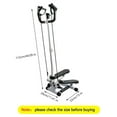 thumbnail image 3 of Fitness Workout Exercise Air Stair Stepper Machine Cardio Equipment + Handle Bar Multi-Function Mini Stepper Exercise Stepper Machine with Adjustable Table Space Saving for Home, 3 of 3
