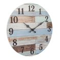 thumbnail image 2 of Wall Clock For Living Room - 10 Inch Vintage Decor for Kitchen, Office, Bedroom - Battery Operated Non-Ticking Silent Movement, Elevate Your Space With Stylish Wall Art Wood Roman Numeral Clocks, 2 of 7