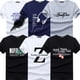 thumbnail image 3 of TEXIWAS-Camiseta ajustada con estampado de marca de moda para hombre, camiseta informal de cuello redondo, camisetas de algodón de talla grande M-5XL, 6 uds., 3 of 4